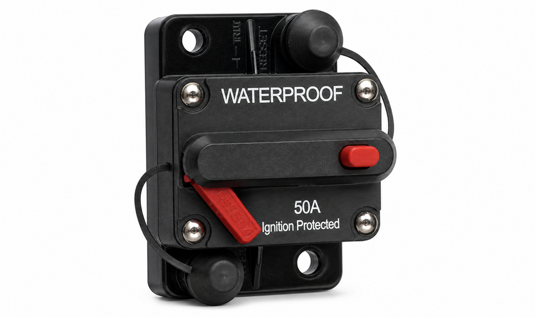 DAIER CB-03-50A 50A 12-48V DC Manual Reset Circuit Breaker – RV Parts Giant