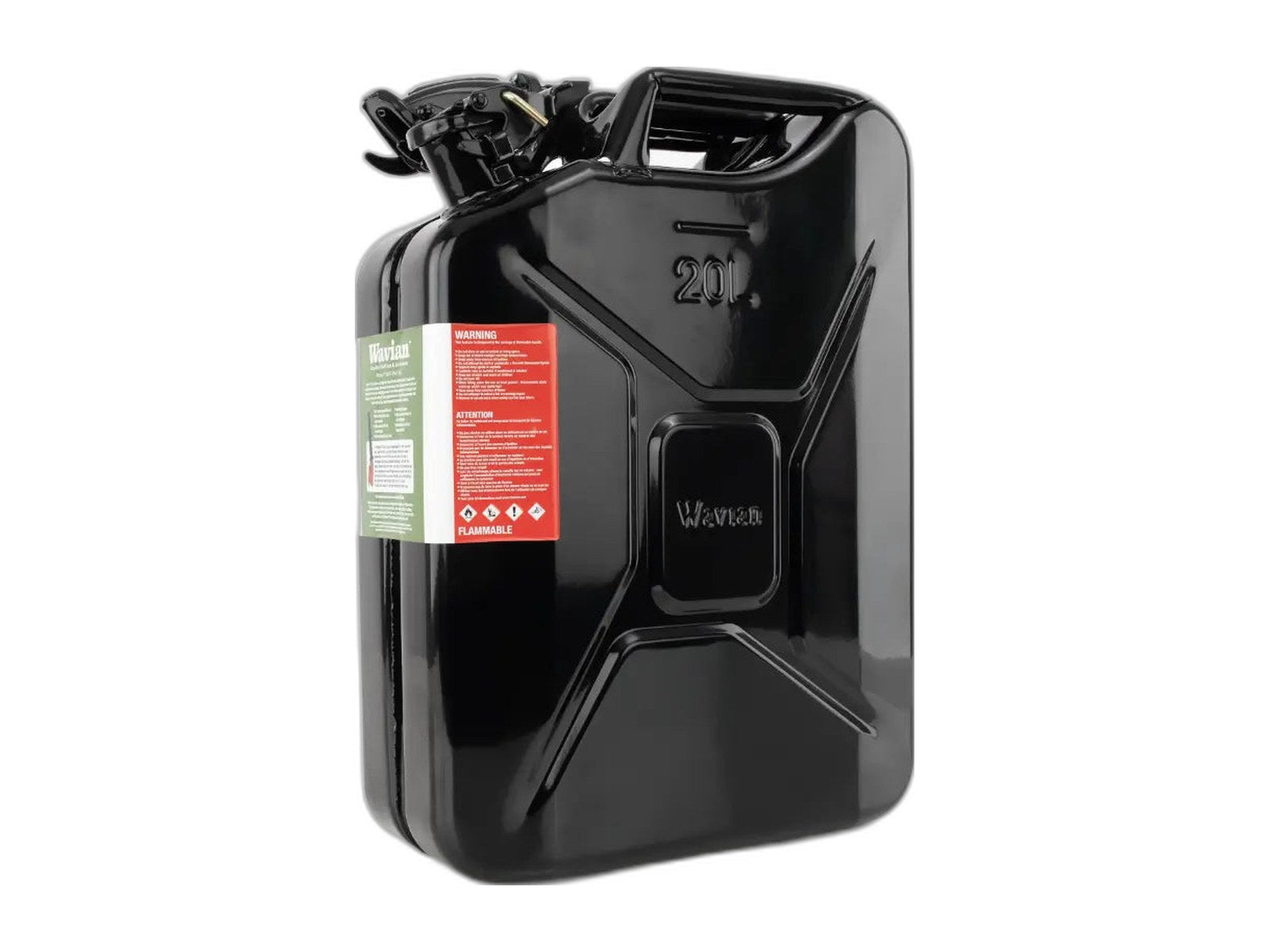 wavian jerry can black the original nato on white background