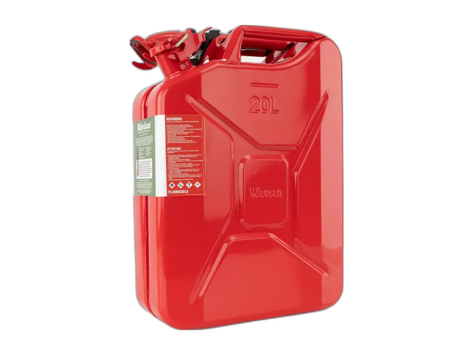 wavian jerry can red the original nato on white background