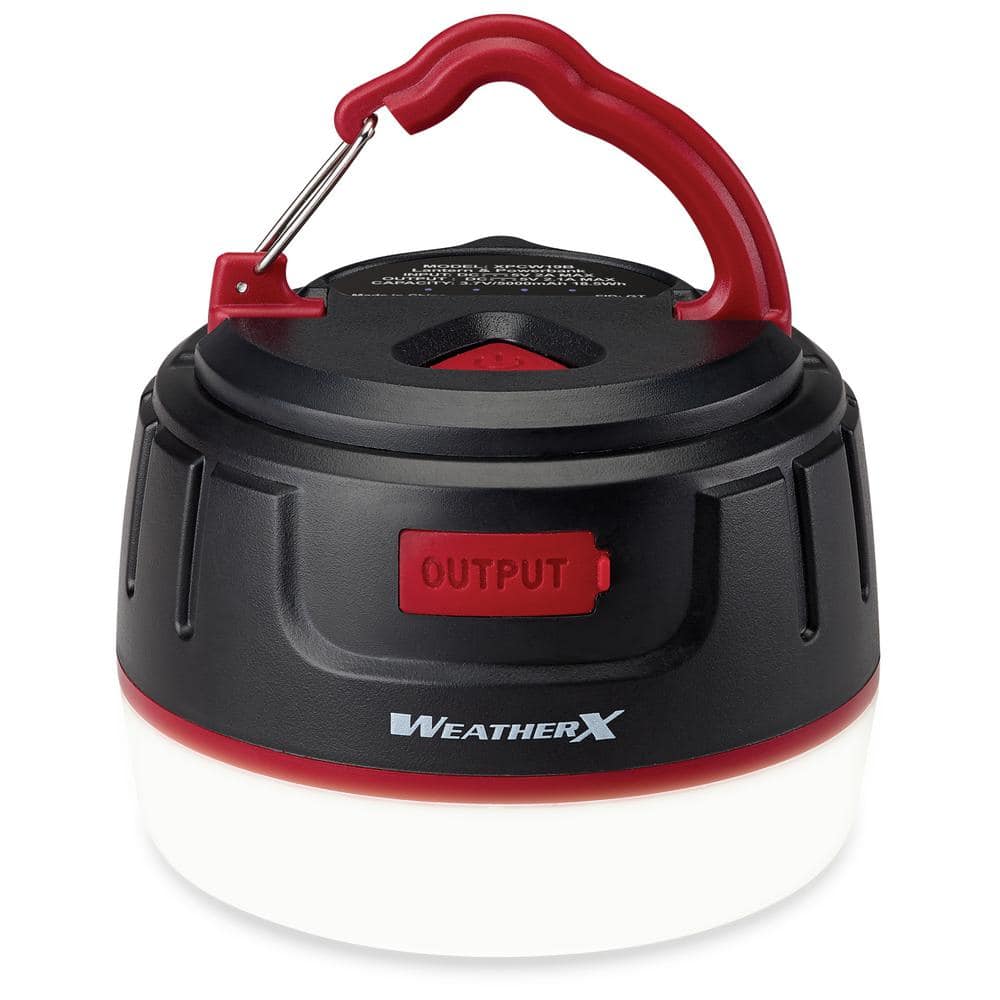 WeatherX lantern with power bank