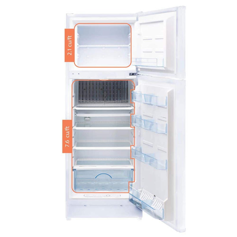 Unique off-grid 9.7 cu ft propane refrigerator