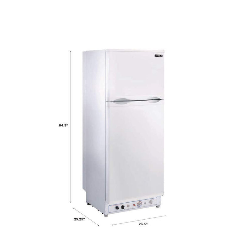 Unique 8 cu ft propane refrigerator