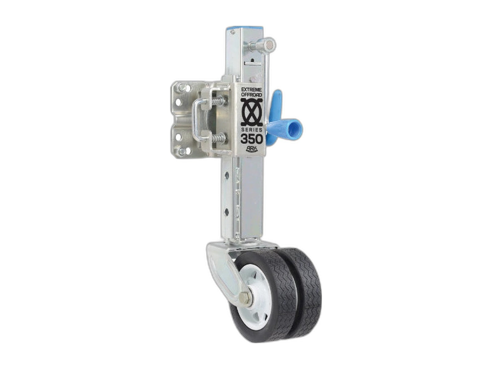 xo350 trailer jack on white background